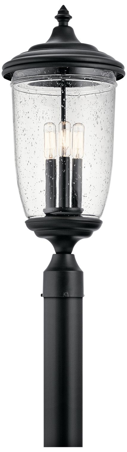 Kichler Yorke 23 1/2" High Textured Black Outdoor Post Light