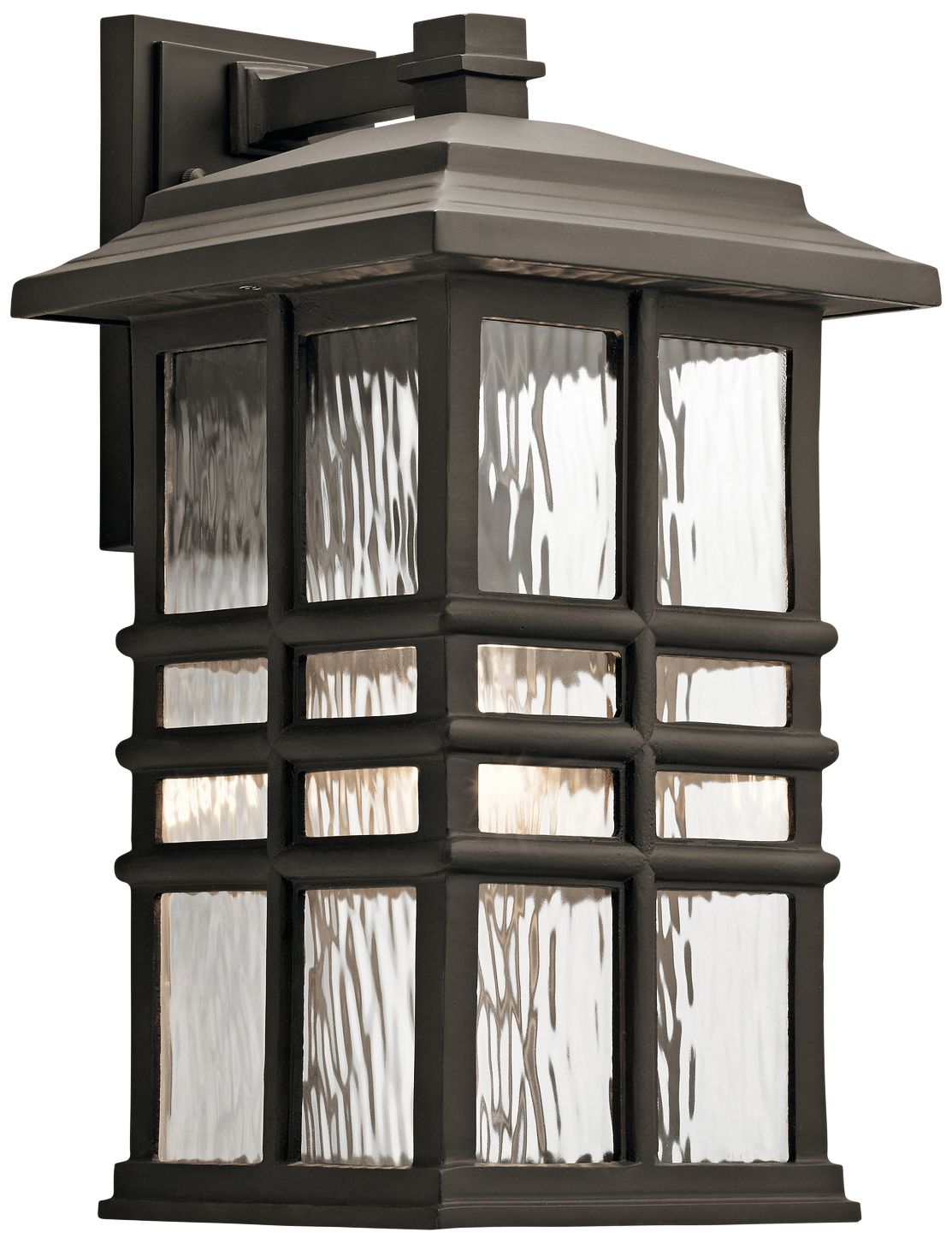 Kichler Beacon Square 17 1/2" High Bronze Outdoor Wall Light
