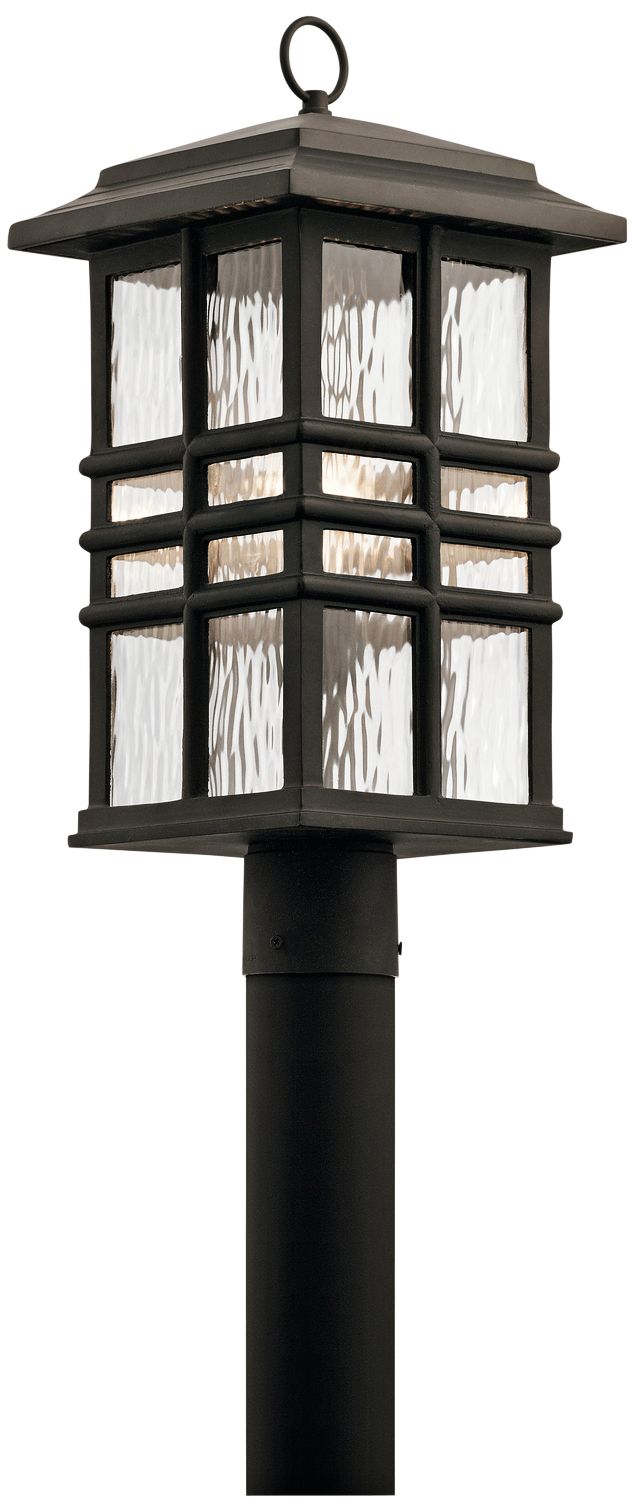 Kichler Beacon Square 20 1/2" High Bronze Outdoor Post Light