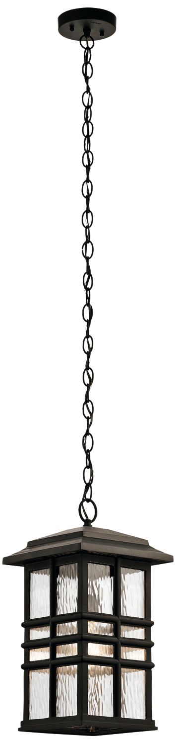 Kichler Beacon Square 18" High Bronze Outdoor Hanging Light