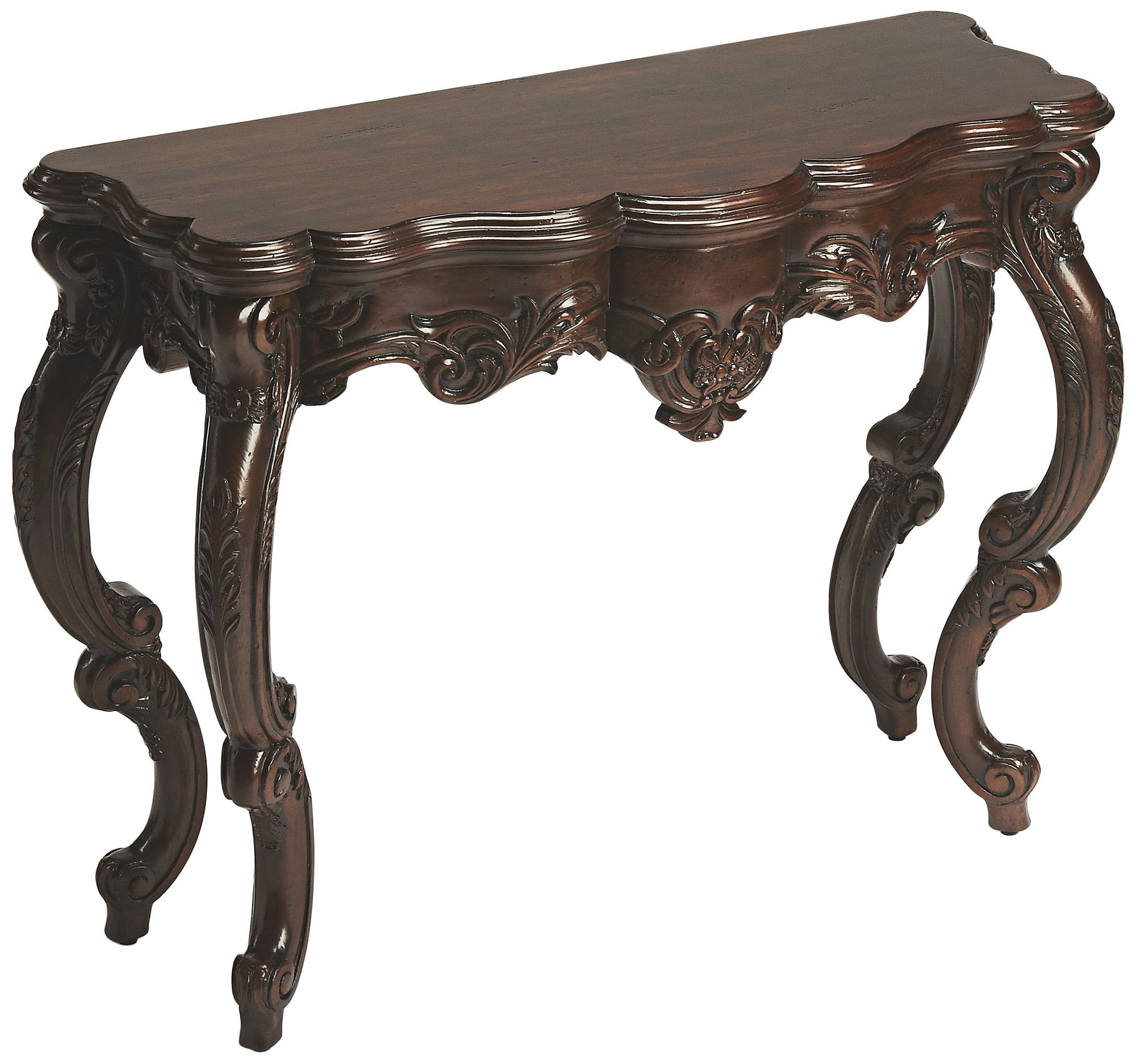 Smithsonian Castle 44" Wide Traditional Wood Console Table