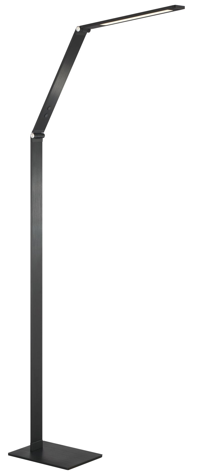 George Kovacs Task Portables 55 1/2" Led Brushed Black Floor Lamp