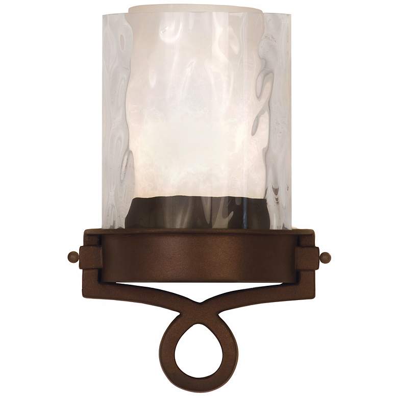 Image 1 Newport Collection Bronze 12 1/4" High ADA Wall Sconce