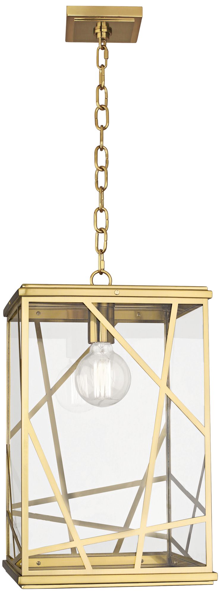 Michael Berman Bond 19 3/4" High Brass Outdoor Hanging Light