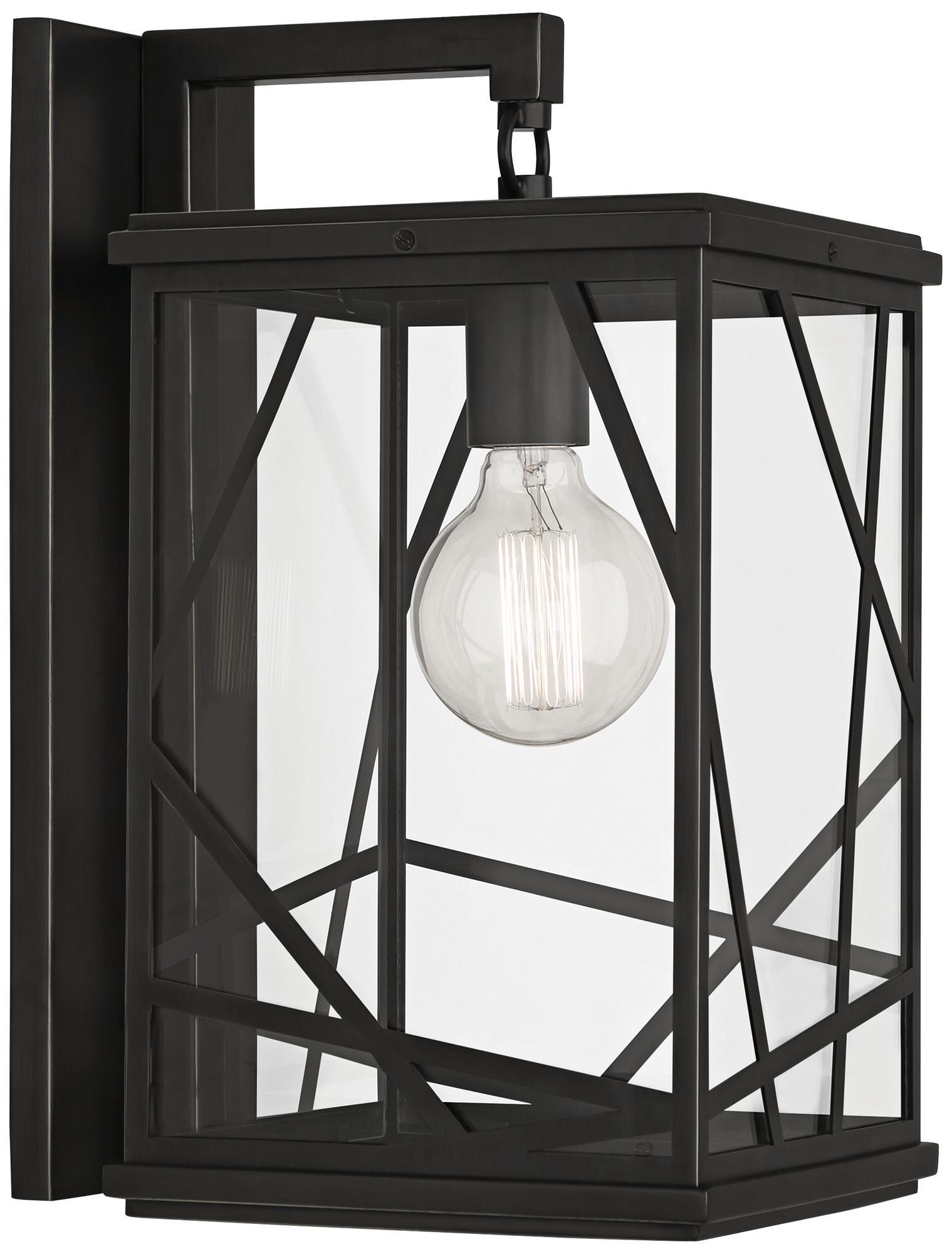 Michael Berman Bond 17" High Patina Bronze Outdoor Wall Light