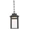 Quoizel Beacon 17"H Stone Black LED Outdoor Hanging Light