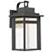 Quoizel Beacon 16 3/4" High Black LED Outdoor Wall Light