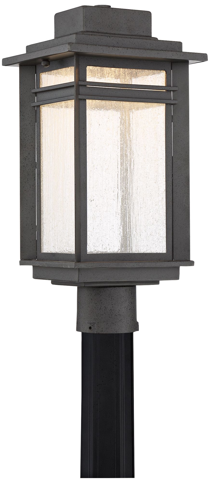 Quoizel Beacon 18 3/4" High Black LED Outdoor Post Light 18A91