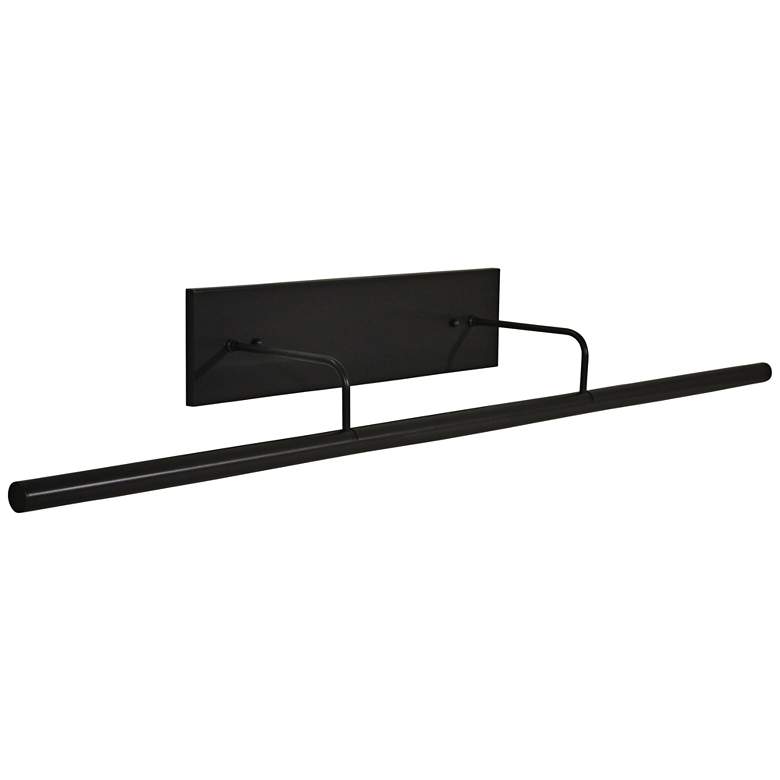 Slim-Line 43&quot;W Rubbed Bronze Direct Wire LED Picture Light