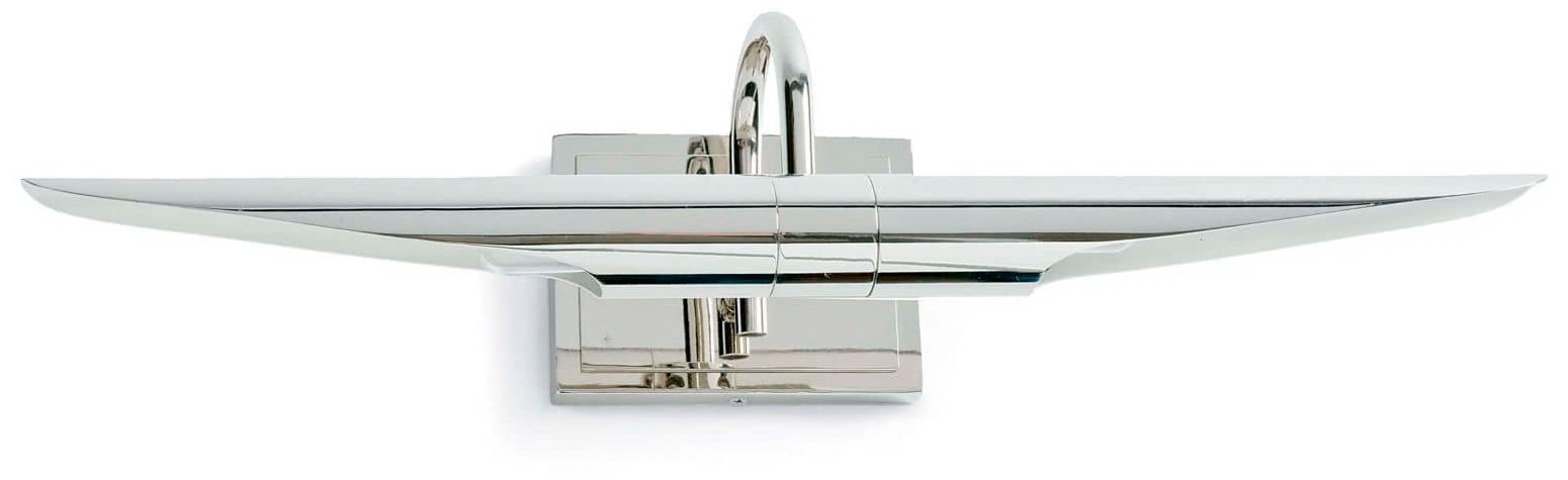 Redford 22" Wide Polished Nickel 2-Light Picture Light