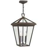 Alford Place 19 1/2&quot;H Rubbed Bronze Outdoor Hanging Light