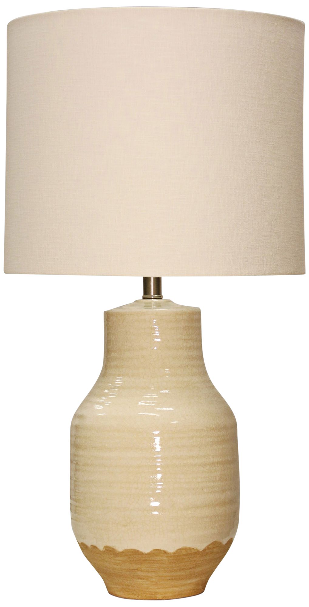Henne Cream Ceramic Table Lamp – Elegant, Modern Lighting Fixture