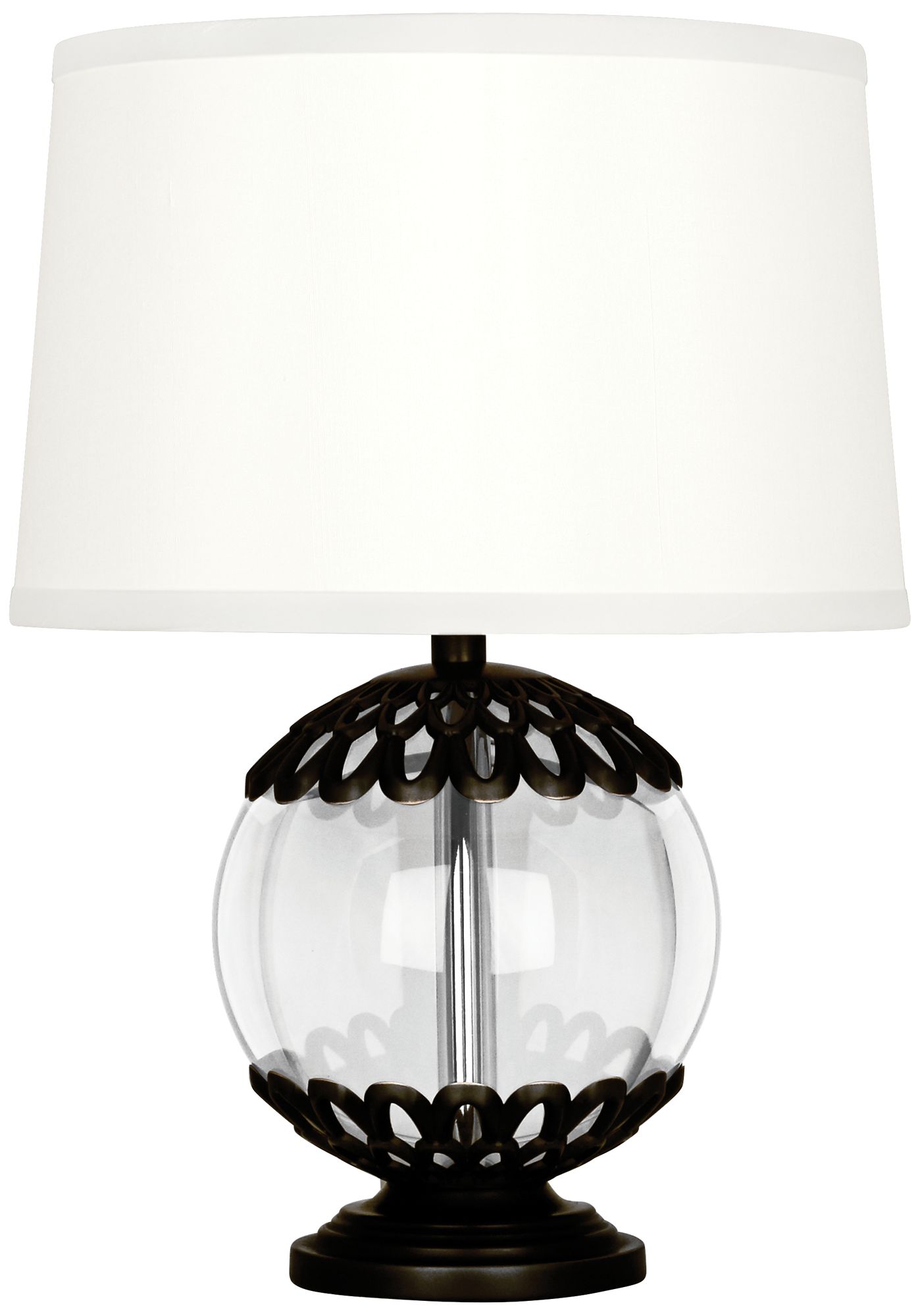 Polly 14"H Deep Patina Bronze Accent Lamp