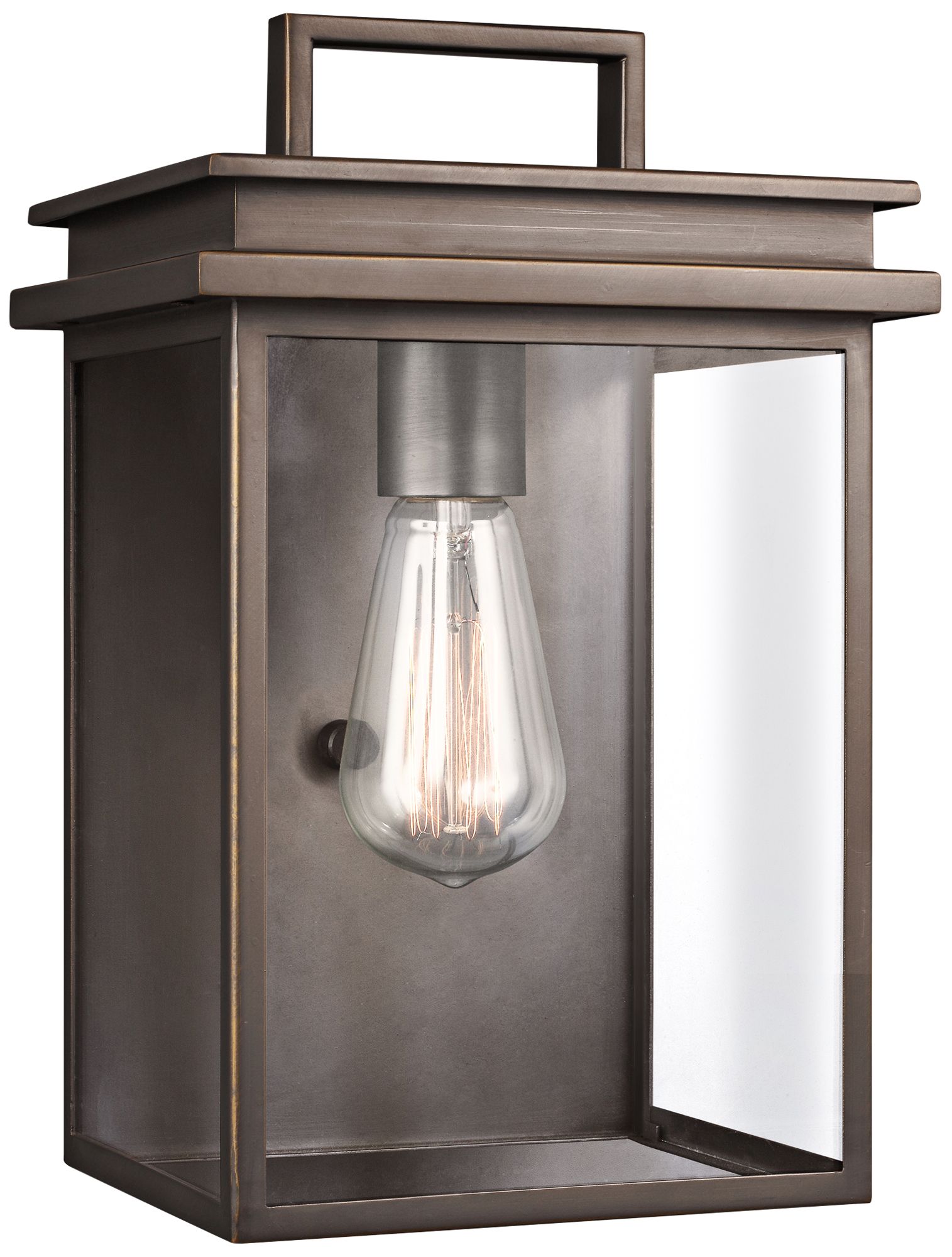 Feiss Chappman 12" High Antique Bronze Outdoor Wall Light