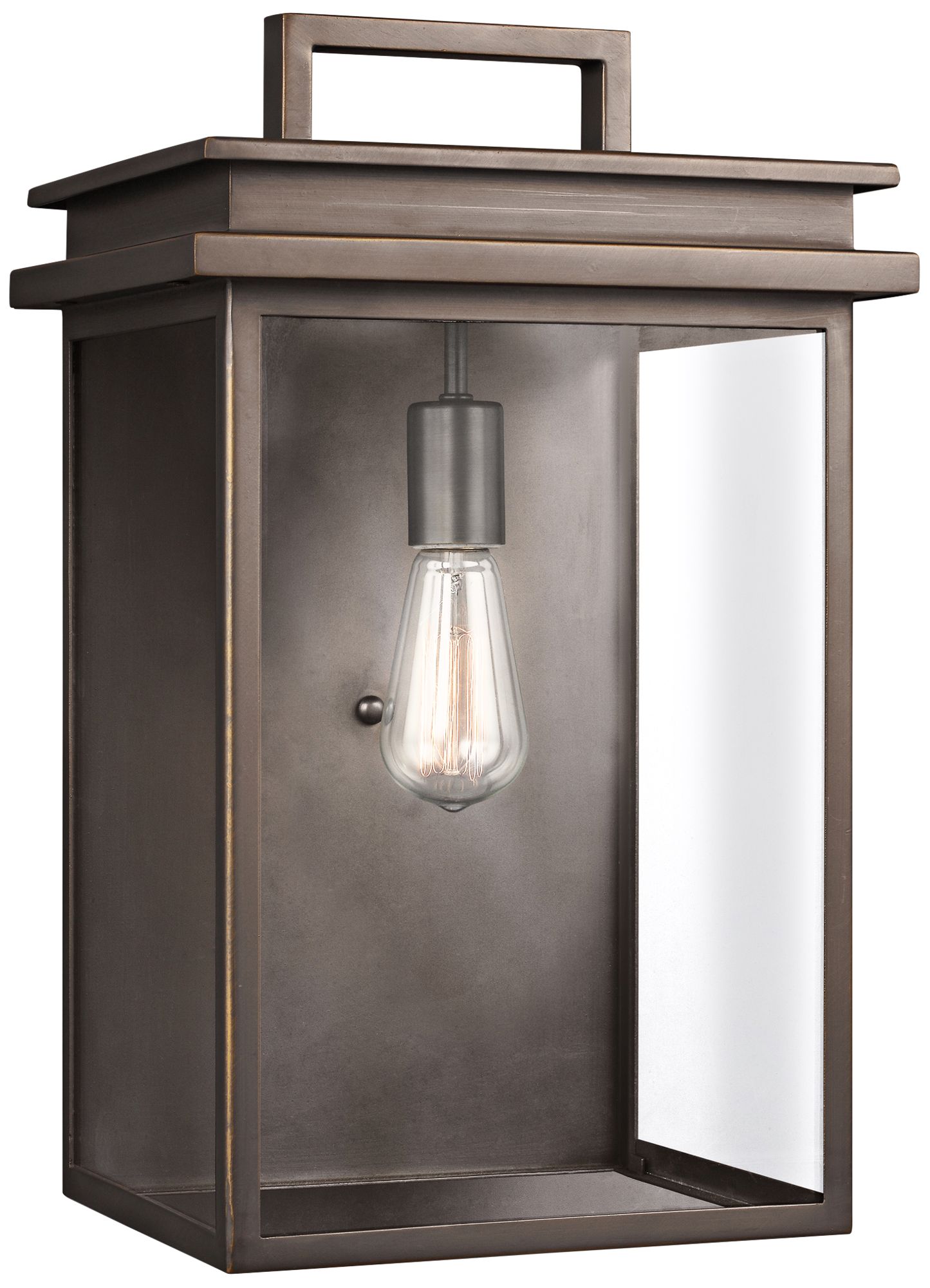 Feiss Chappman 18 1/2" High Antique Bronze Outdoor Wall Light