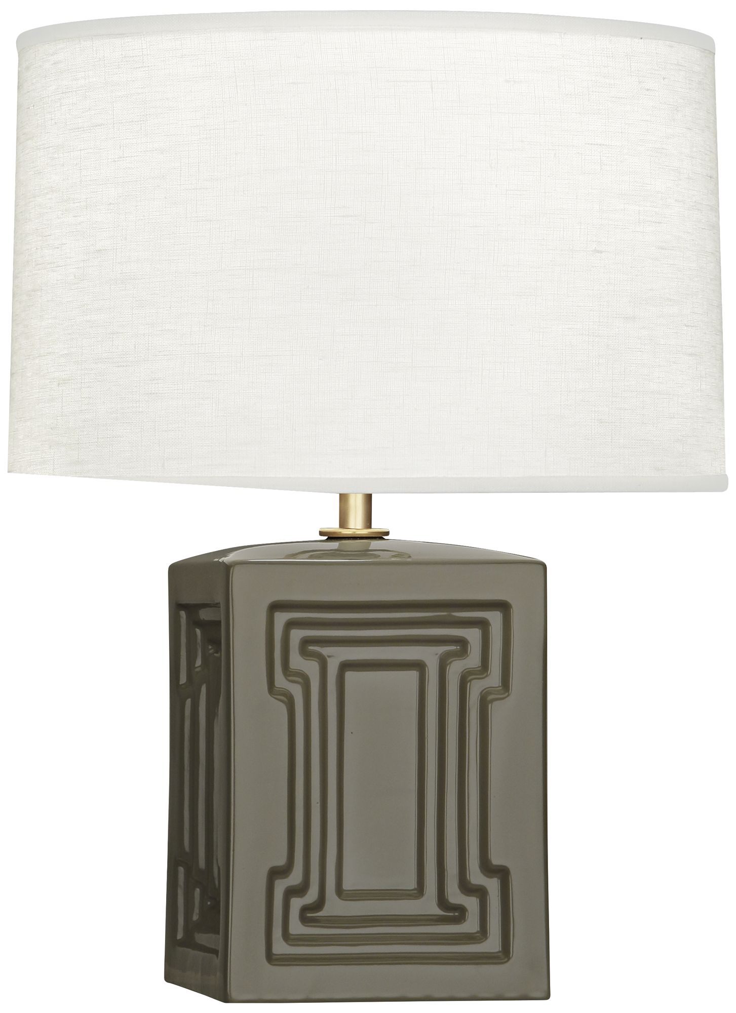 Nottingham 18 1/4"H Gray Ceramic Accent Lamp