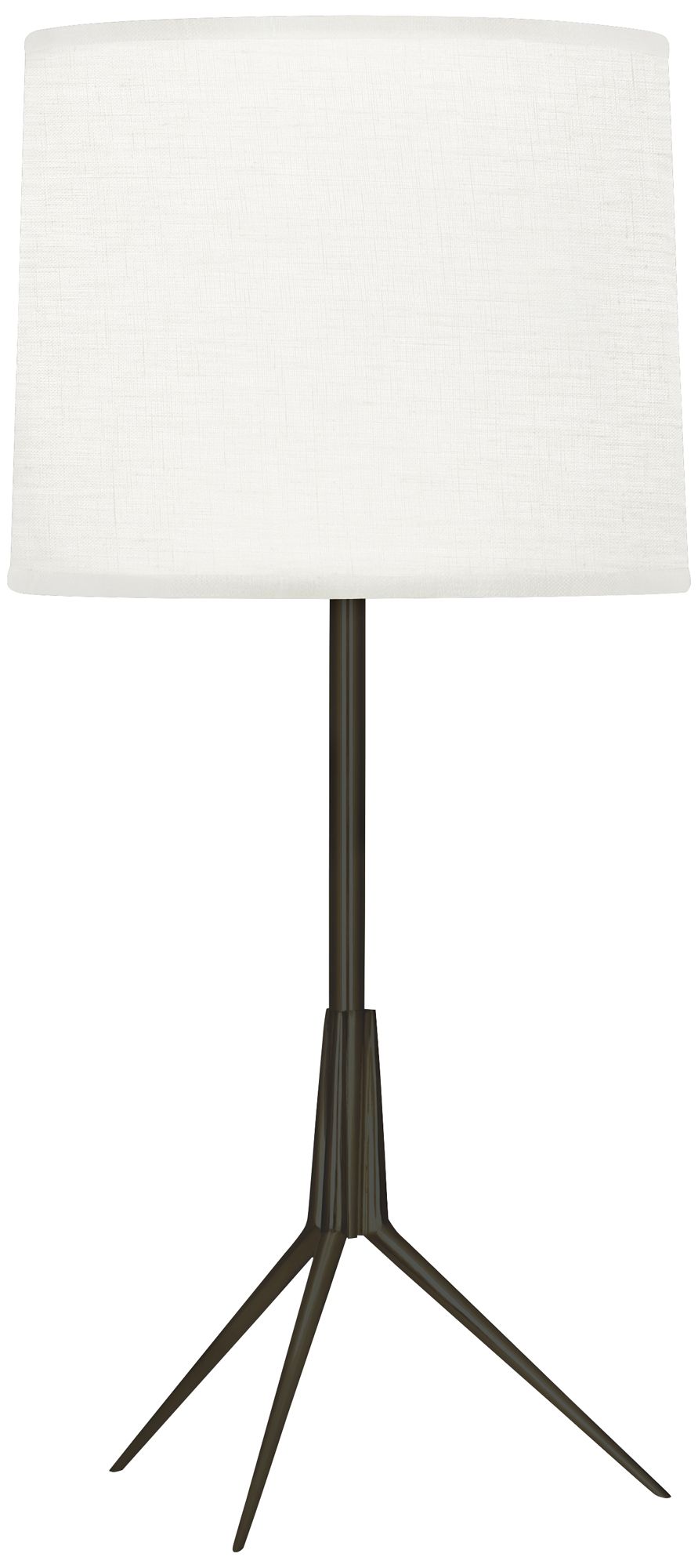 Robert Abbey Martin Deep Patina Bronze Modern Tripod Accent Lamp