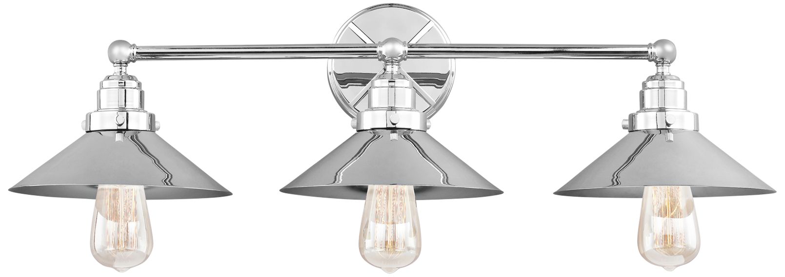 Feiss Hooper 31 1/2" Wide 3-Light Chrome Bath Light
