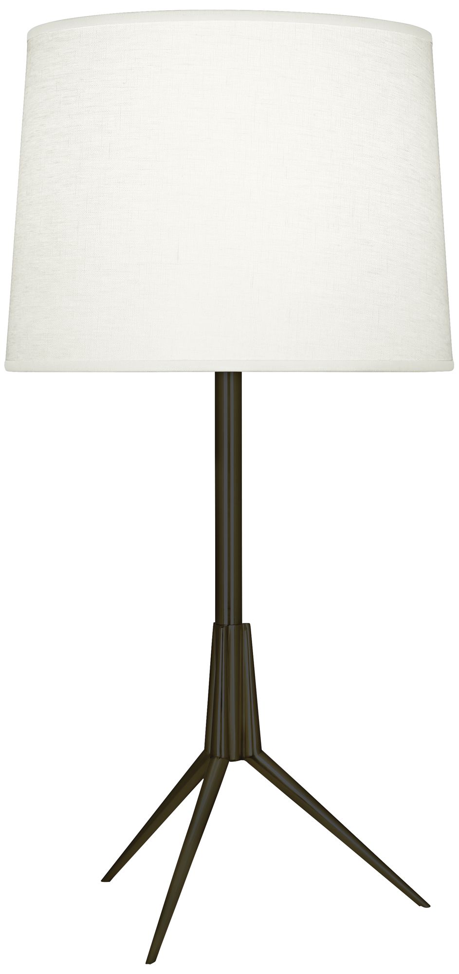 Robert Abbey Martin Deep Patina Bronze Metal Table Lamp