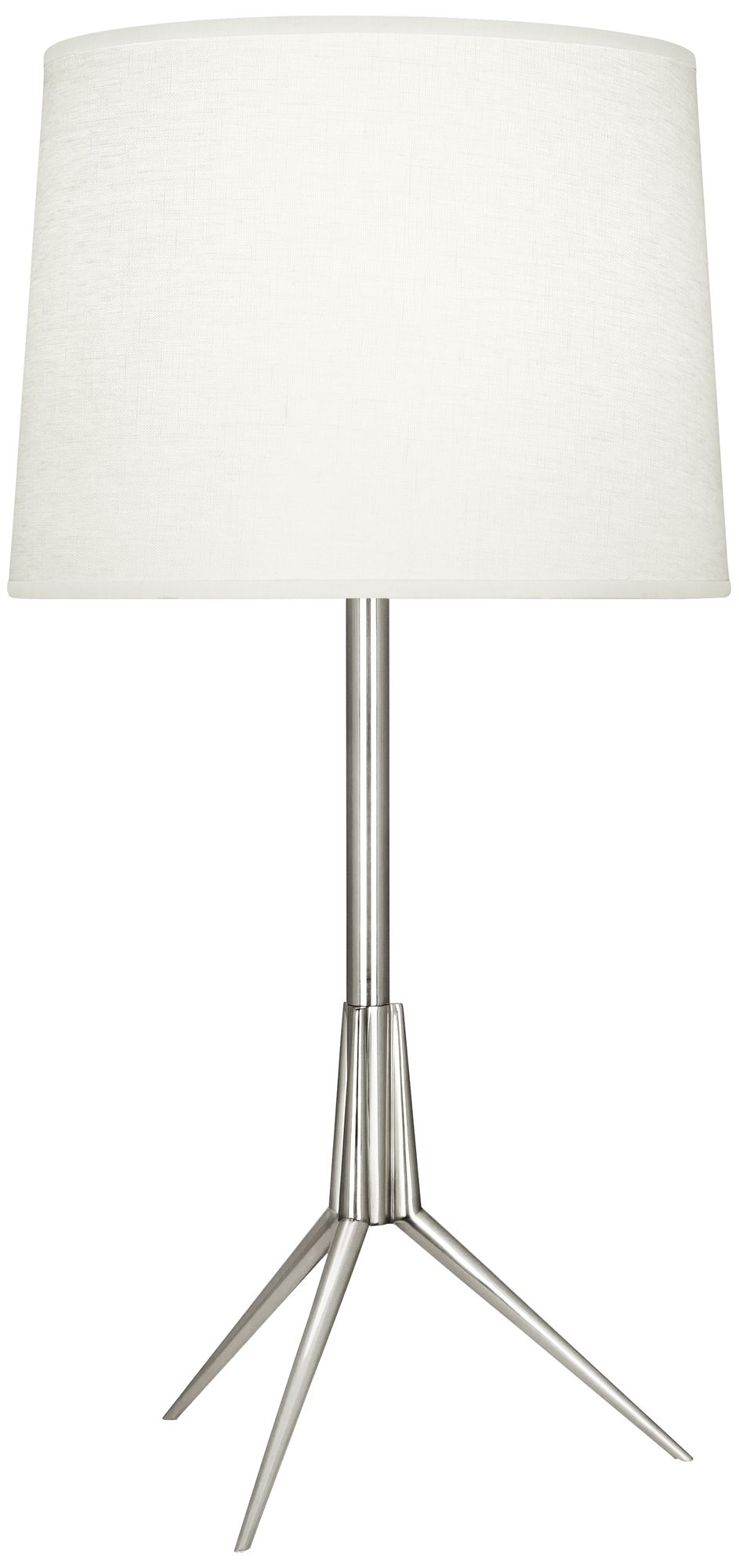 Robert Abbey Martin Polished Nickel Metal Table Lamp