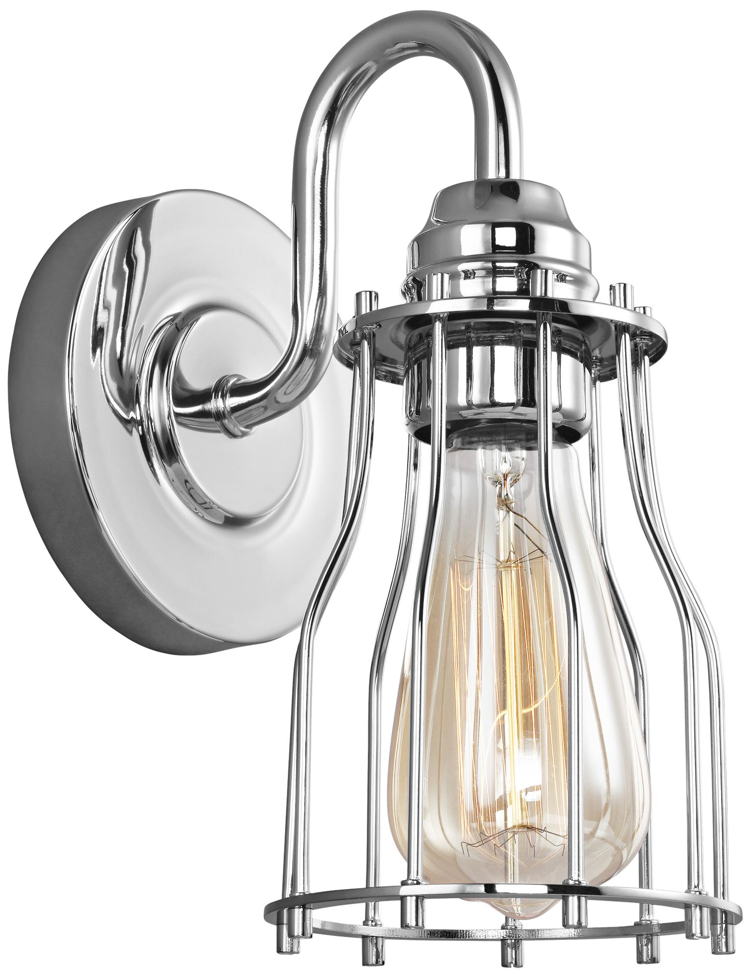 Feiss Calgary 9 1/4" High Chrome Wall Sconce