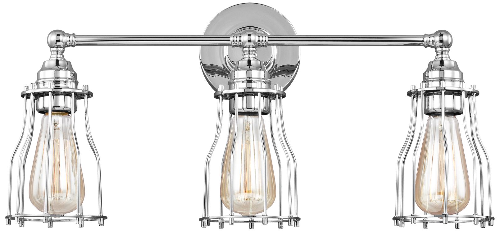 Feiss Calgary 22" Wide 3Light Chrome Bath Light 19D52 Lamps Plus