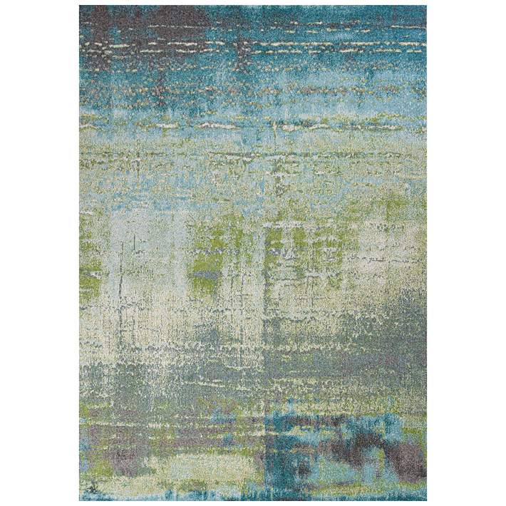 Kas Illusions 6206 Blue And Green Area, Blue And Green Area Rugs 5×7