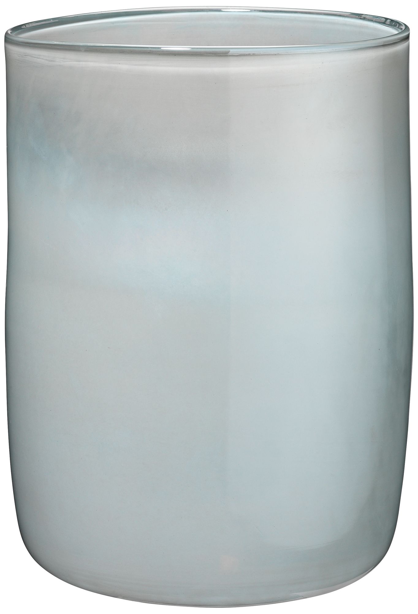 Jamie Young Vapor Metallic Opal 11" High Glass Vase