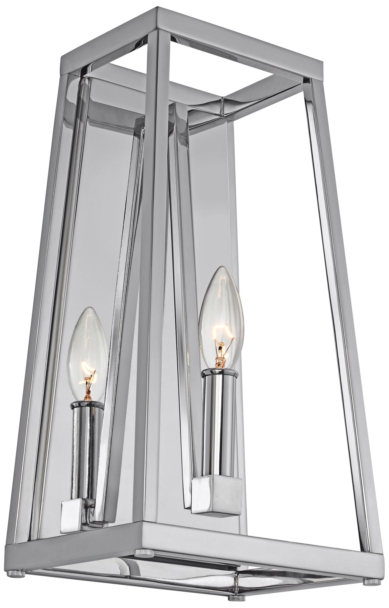Feiss Conant 15" High Chrome Wall Sconce