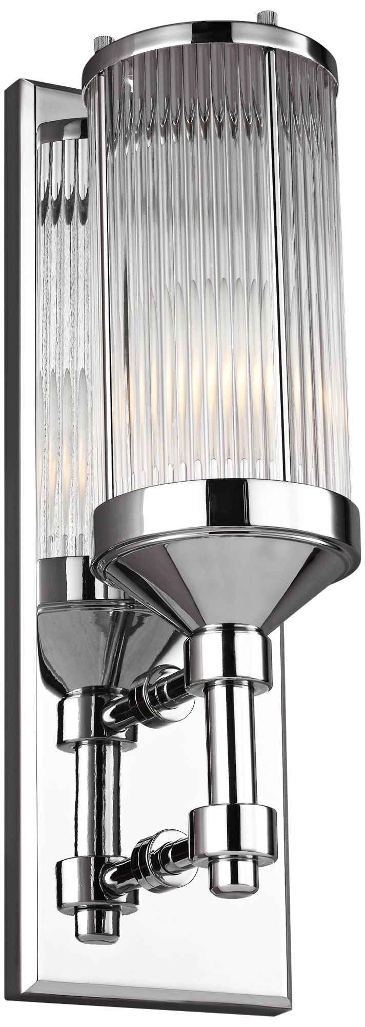 Feiss Paulson 15" High Chrome Wall Sconce