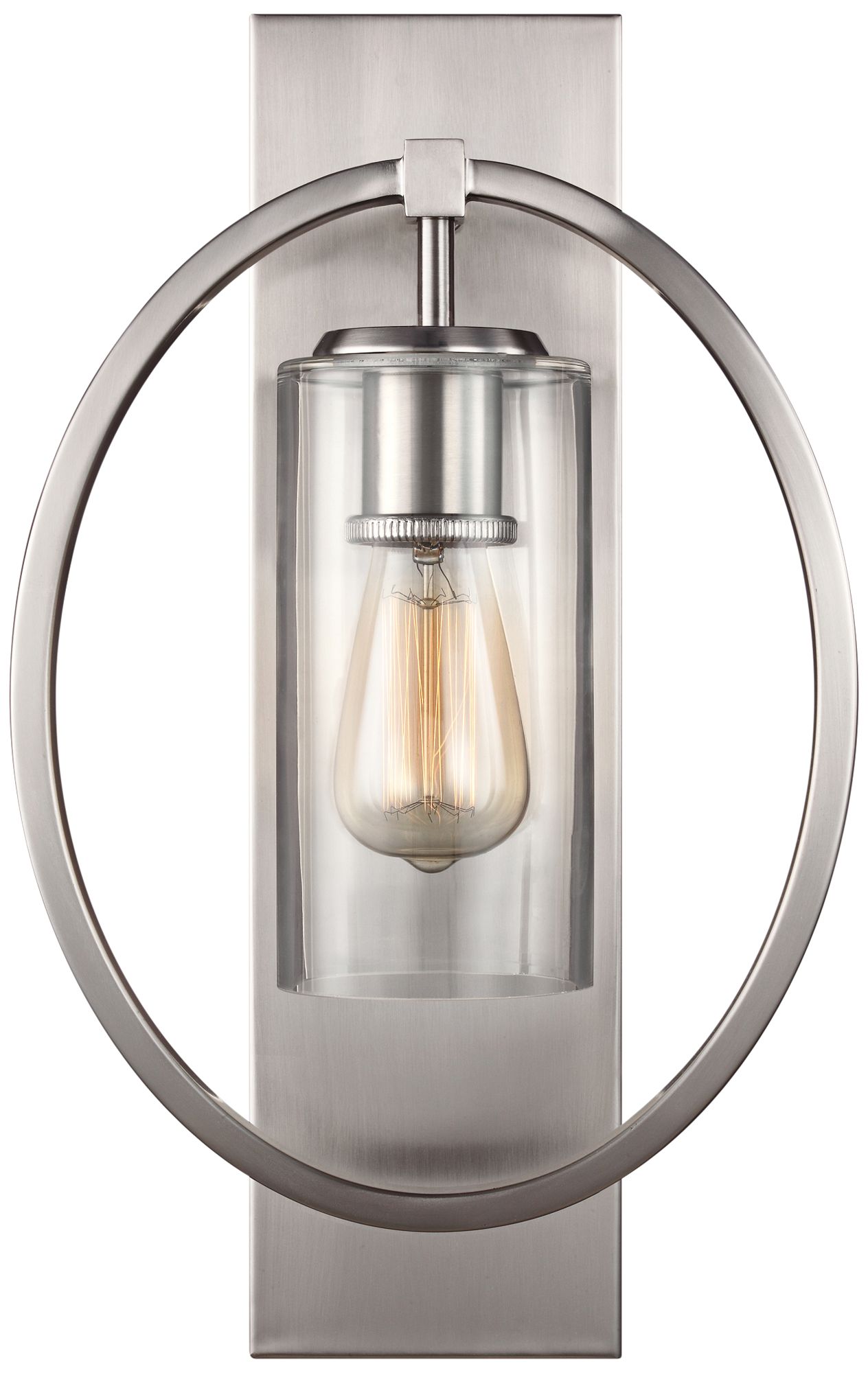 Feiss Marlena 18" High Satin Nickel Wall Sconce