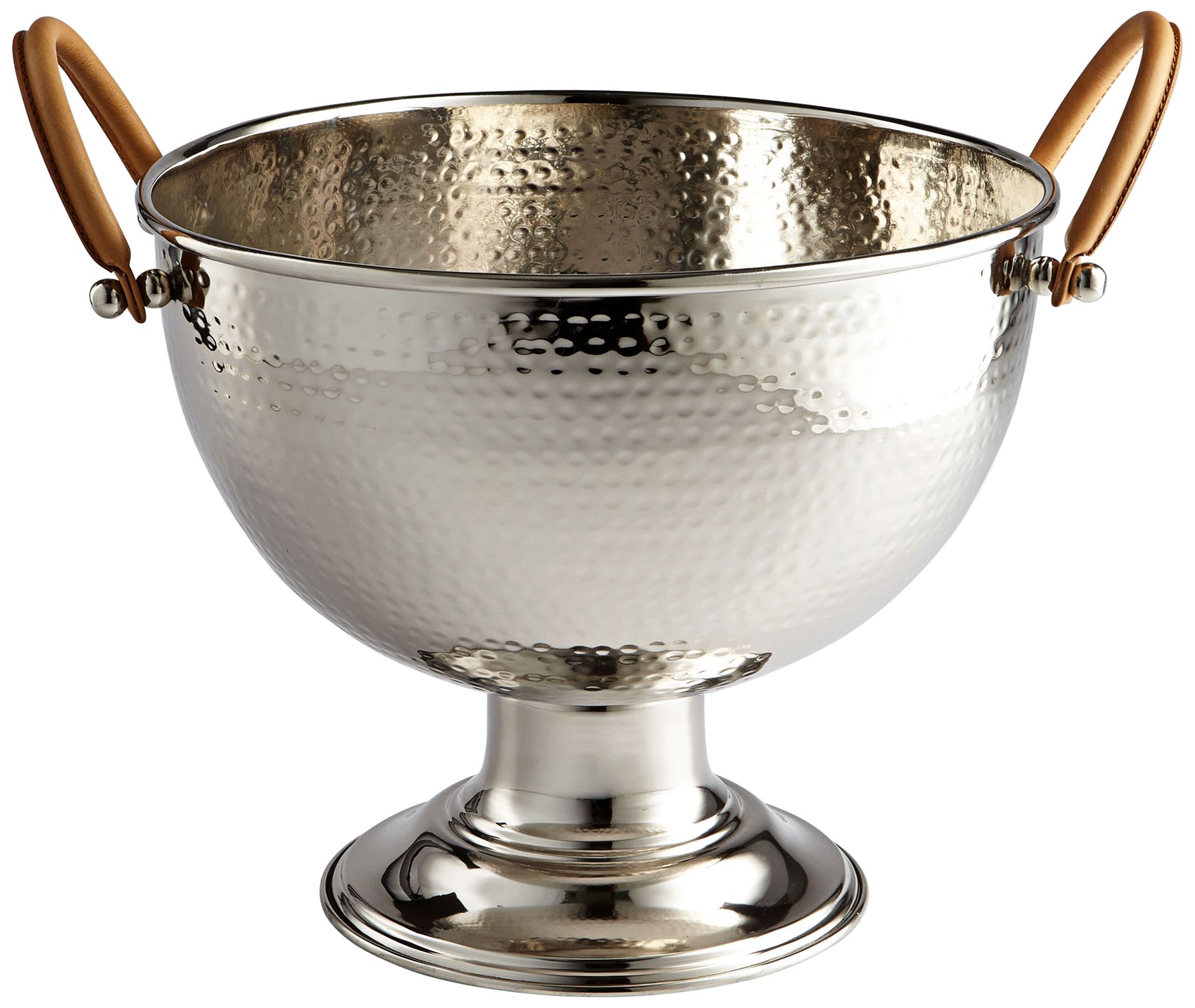 Cyan Design Dionysus Small Round Hammered Steel Serving Bowl