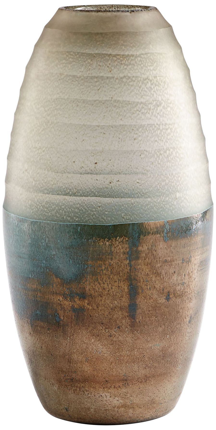 Cyan Design Around The World 11 1/2" High Bronze Glass Vase
