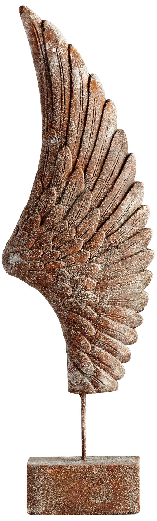 Cyan Design Feathers Of Flight Right 36" High Rustic Sculpture