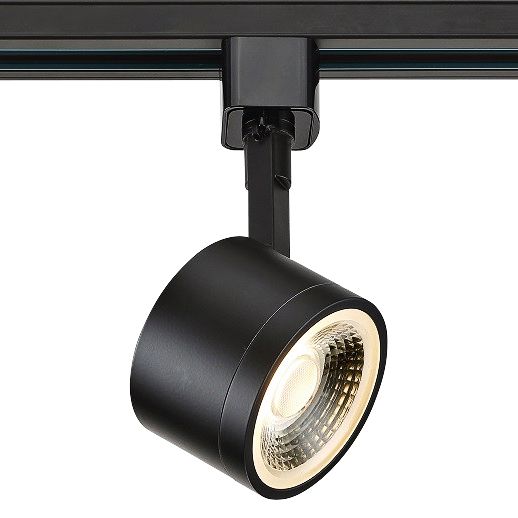 12 Watt Black Round LED Track Head for Halo Systems