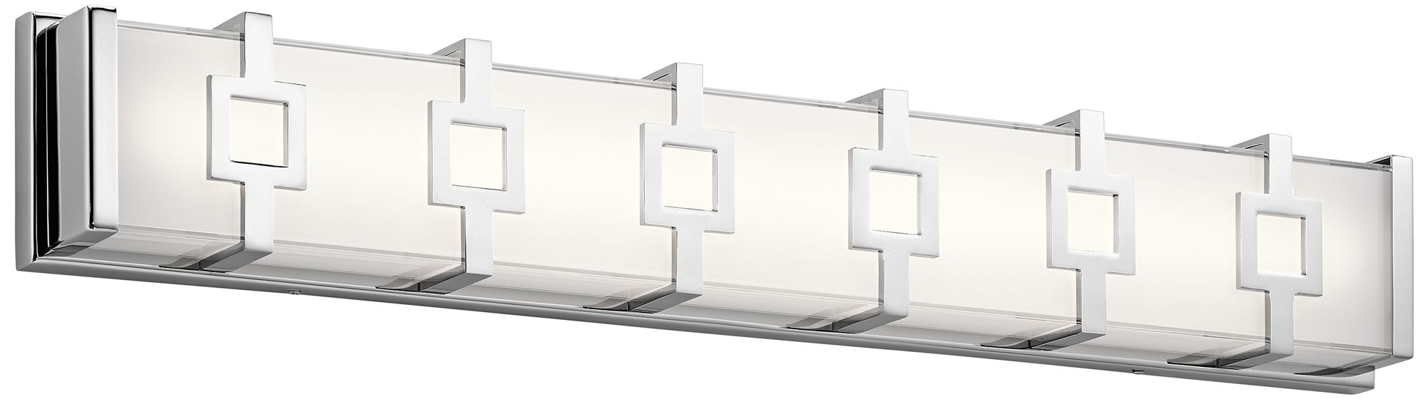 Elan Velitri 30" Wide Chrome LED Bath Light