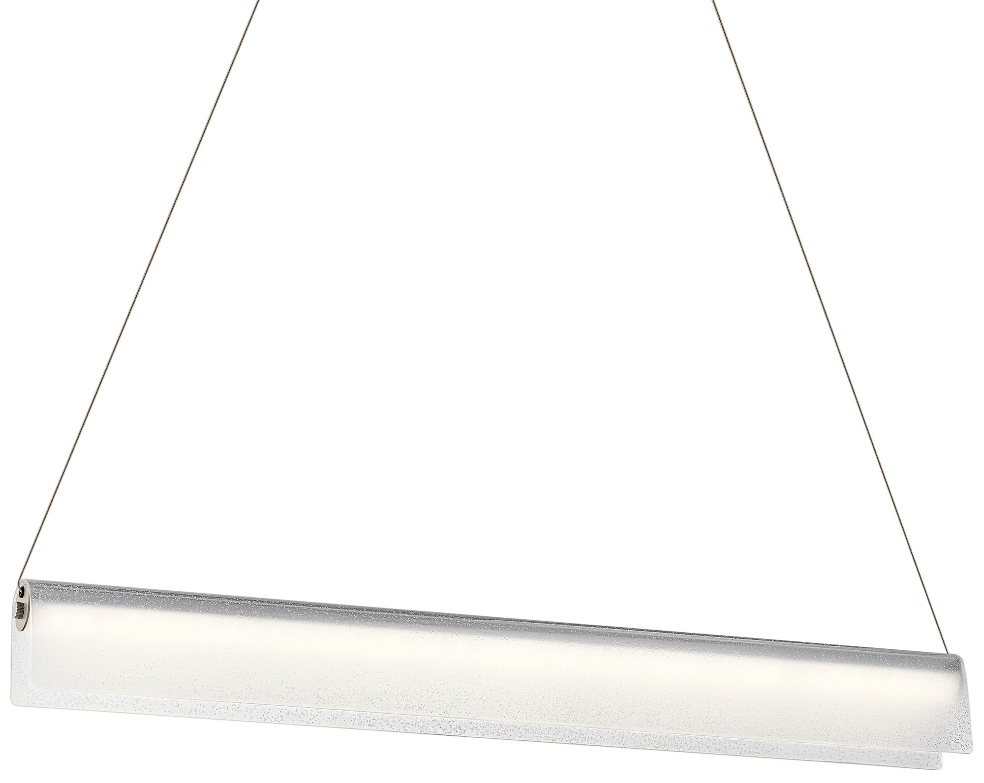 Elan Rainfall 36"W Nickel LED Kitchen Island Light Pendant