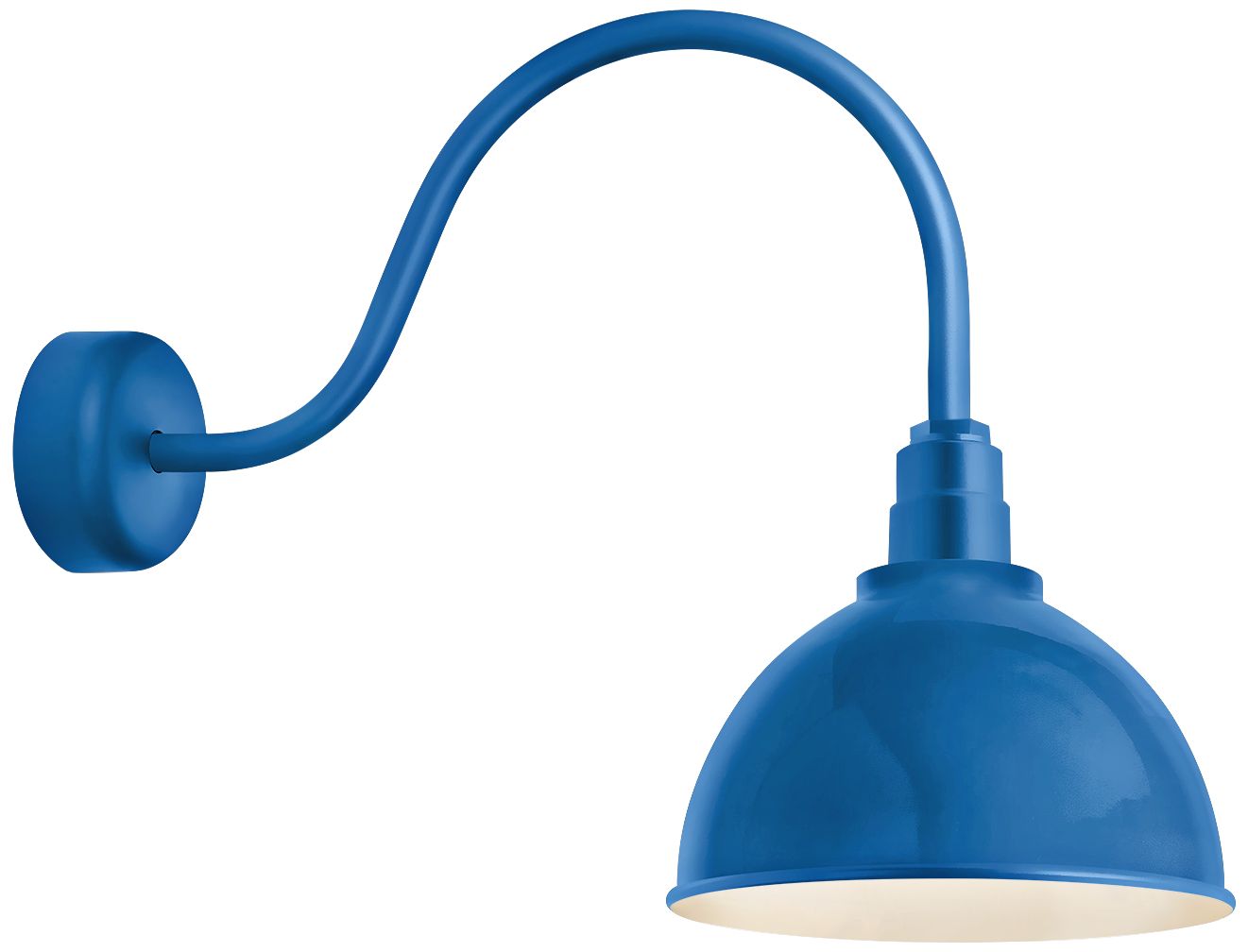 Deep Reflector 26" High Blue Outdoor Wall Light 19P19 Lamps Plus