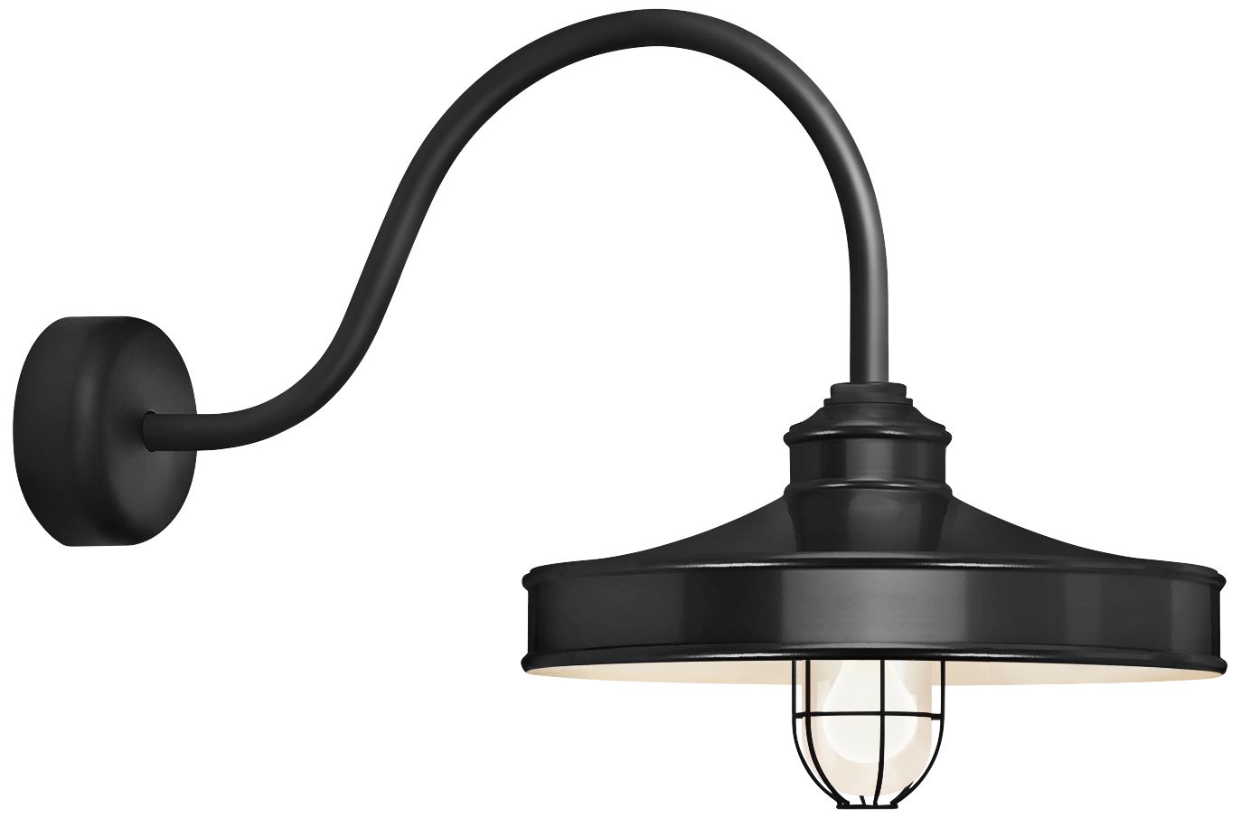 Nostalgia 18" High Black Outdoor Wall Light