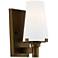 Hyde Park 8 1/2" High Vintage Gold Wall Sconce