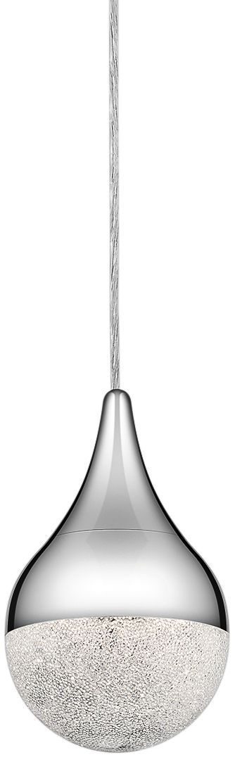 Elan Kiss 4 3/4" Wide Chrome LED Mini Pendant