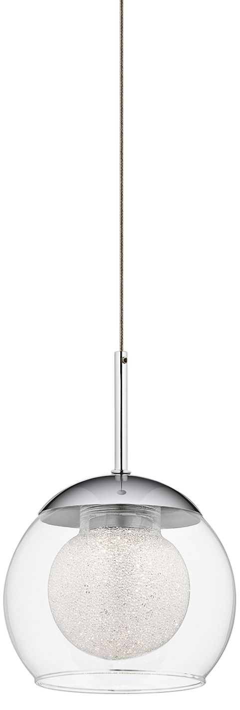 Elan Lexi 5" Wide Chrome LED Mini Pendant