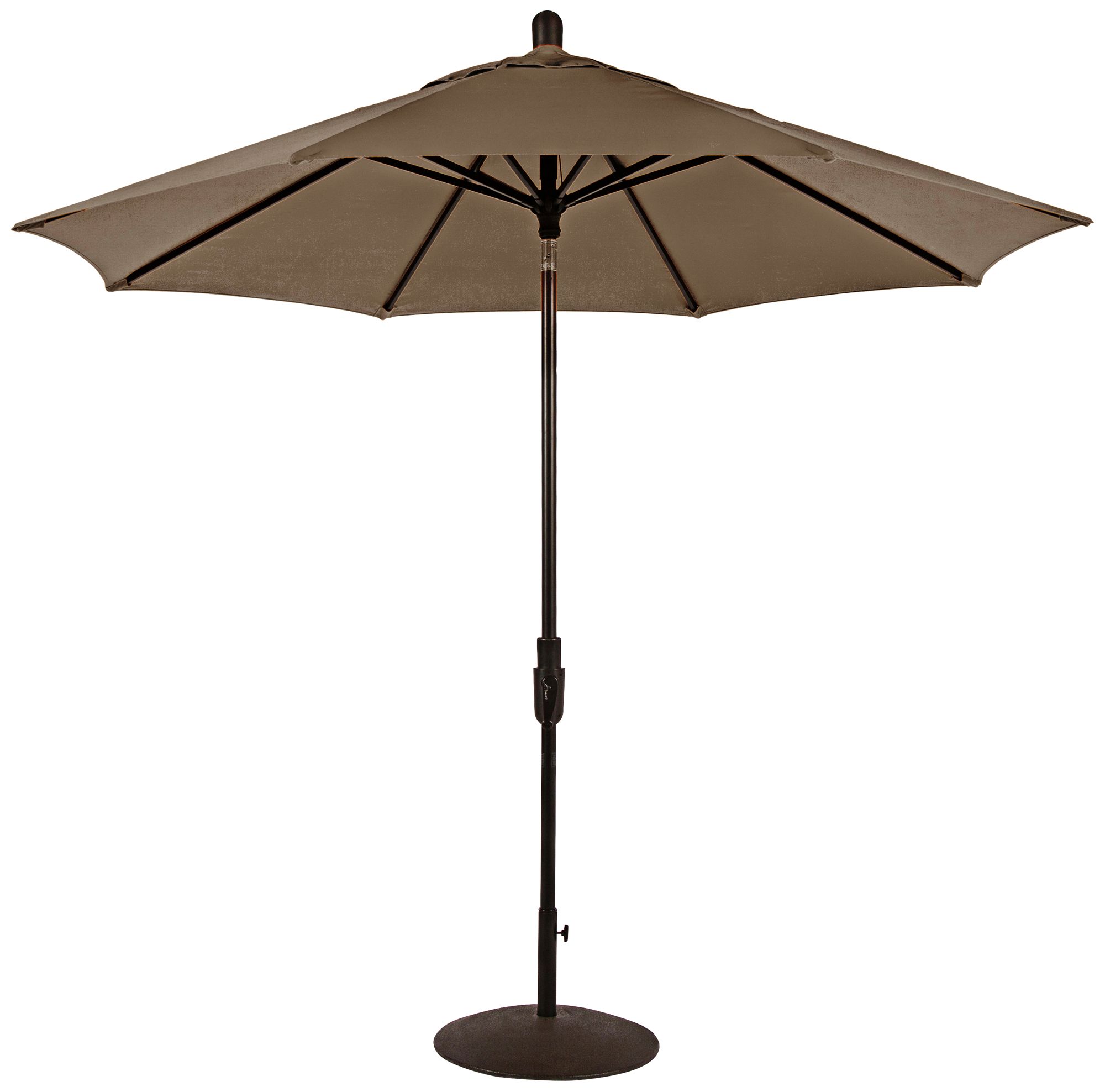 Zuma Shore 8 34-Foot Taupe Sunbrella Patio Umbrella