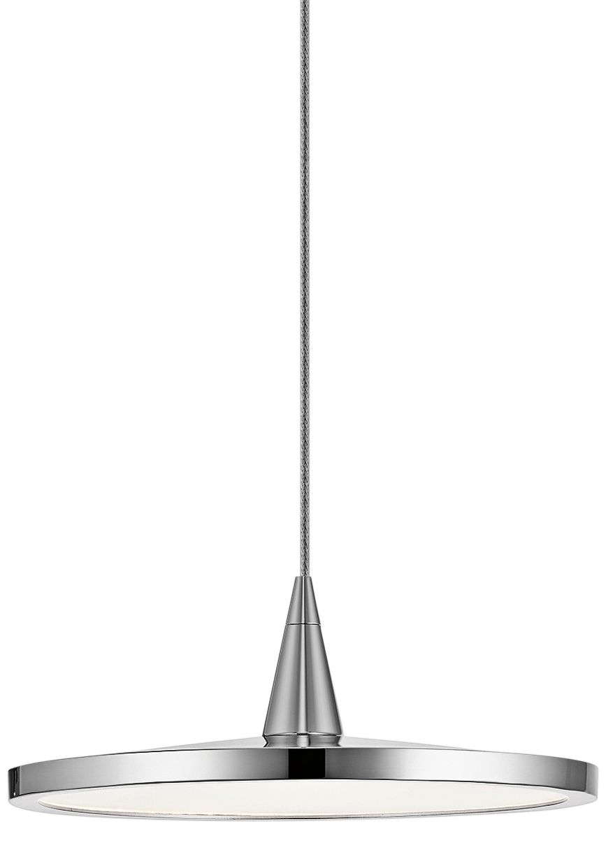 Elan Jeno 9" Wide Chrome LED Mini Pendant
