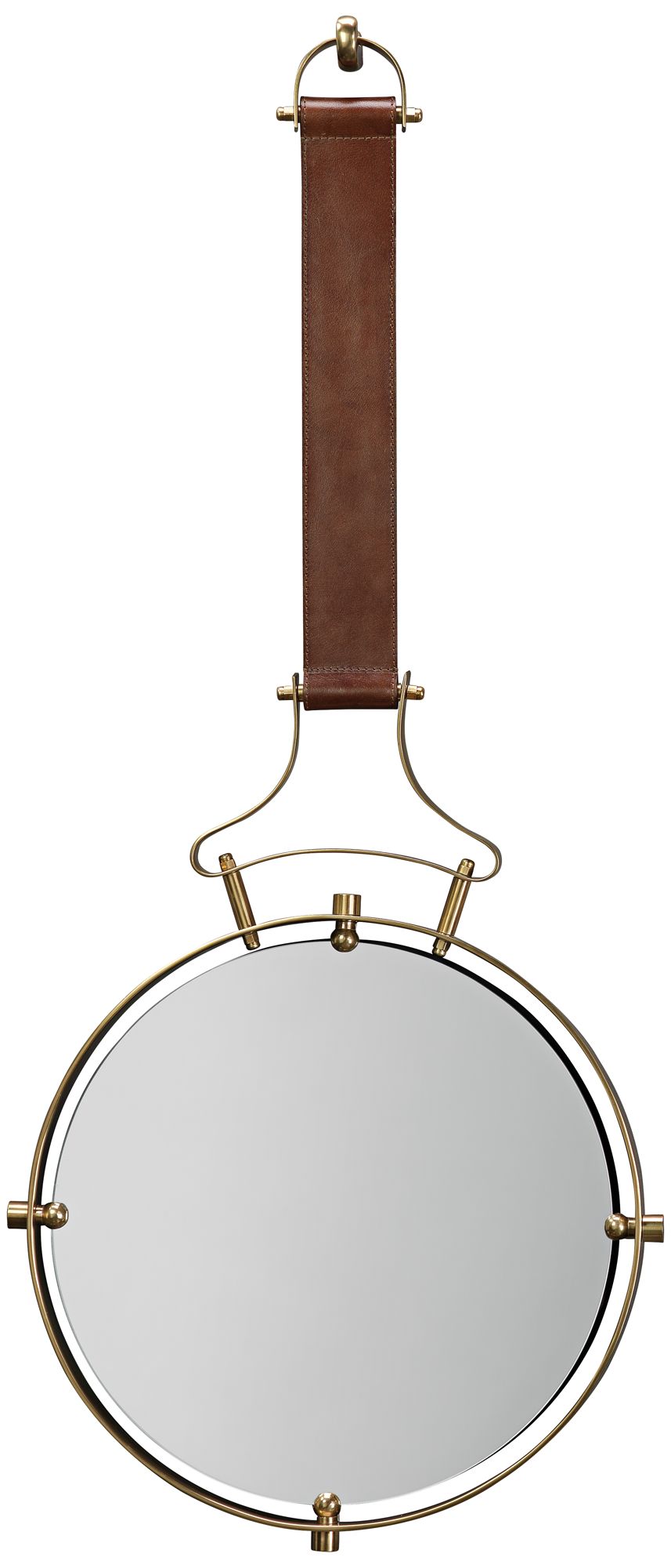 Jamie Young Calumet Brass 17 1/2" x 40" Wall Mirror