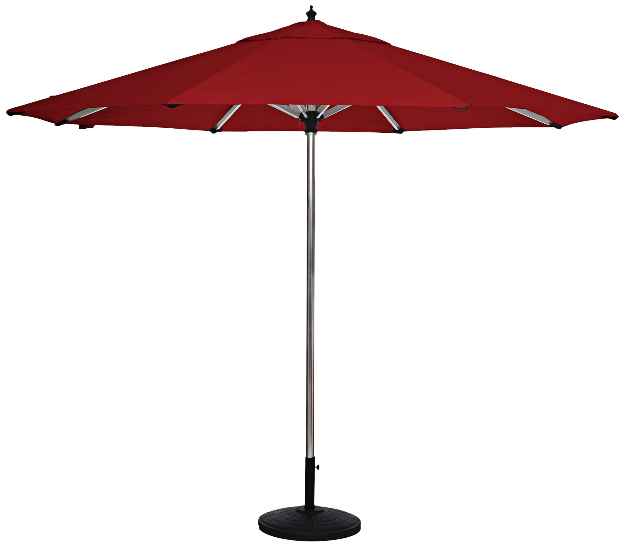 Coronado Sands 8 3/4-Foot Jockey Red Patio Umbrella