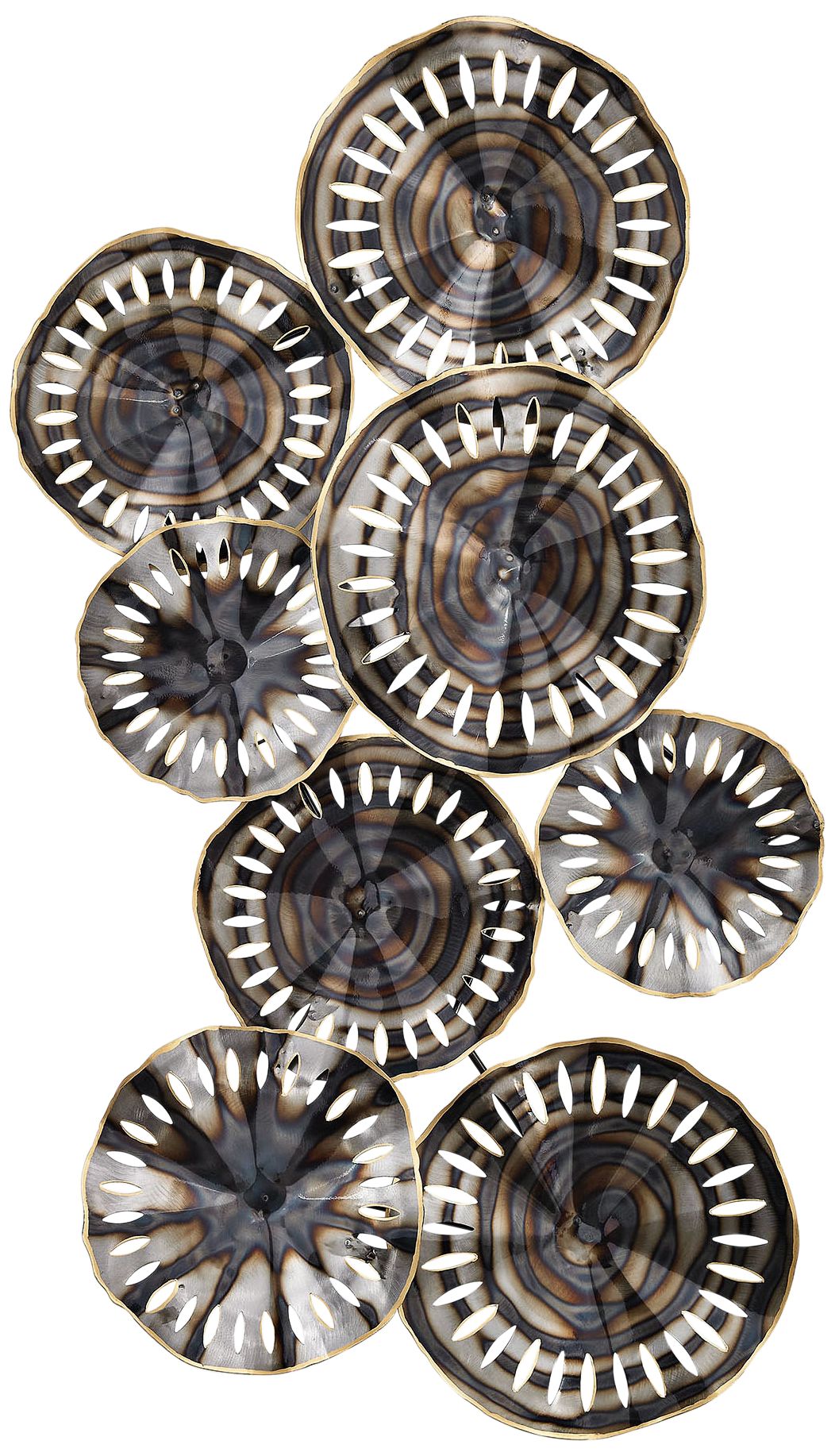 Novae Bastille Elliptical Cutouts Metal Wall Art