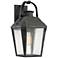 Quoizel Carriage 19" High Mottled Black Outdoor Wall Light