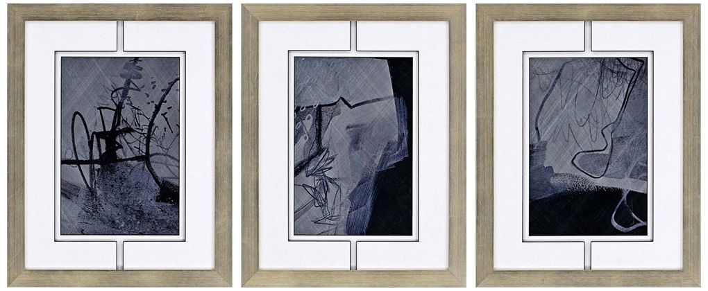 Dream IV 3-Piece 24" High Framed Giclee Wall Art Set