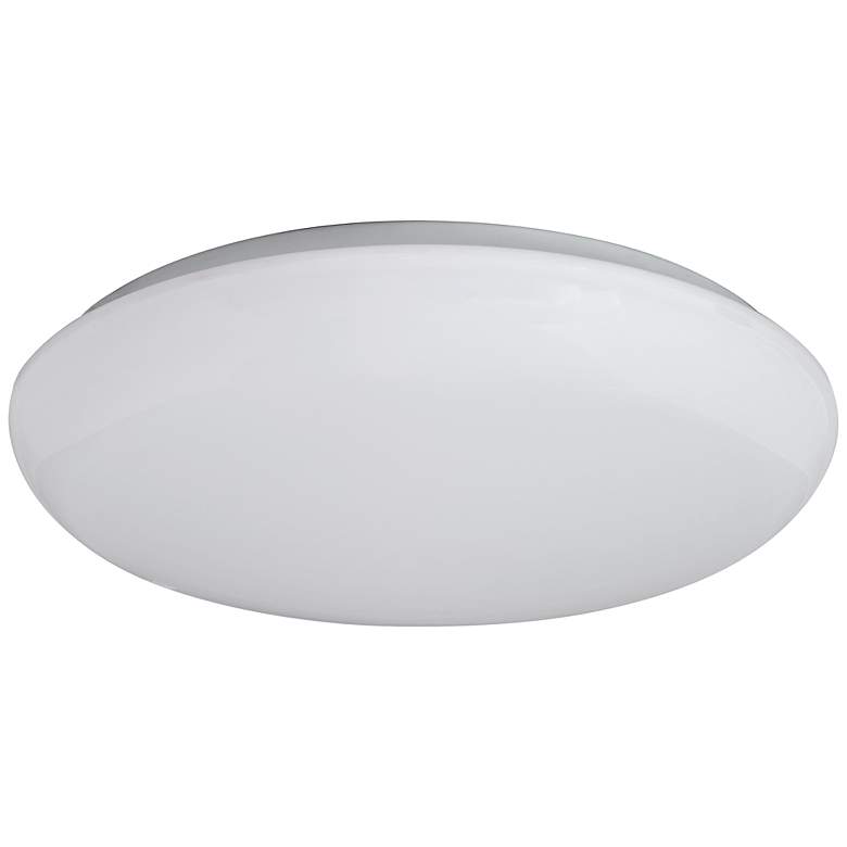 Levine Shallow Flushmount 11&quot; Wide White LED Ceiling Light